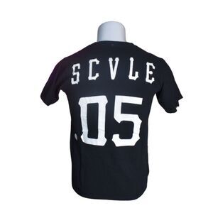 Black Scale Short Sleeve Tee Black Unisex Small
